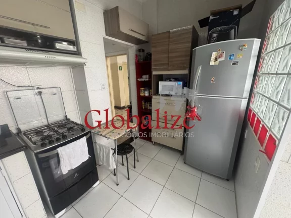 Imagem Apartamento à venda com 77m², 2 quartos, 2 banheiros, varanda frente mar por R$555.000,00 na Aparecida em Santos