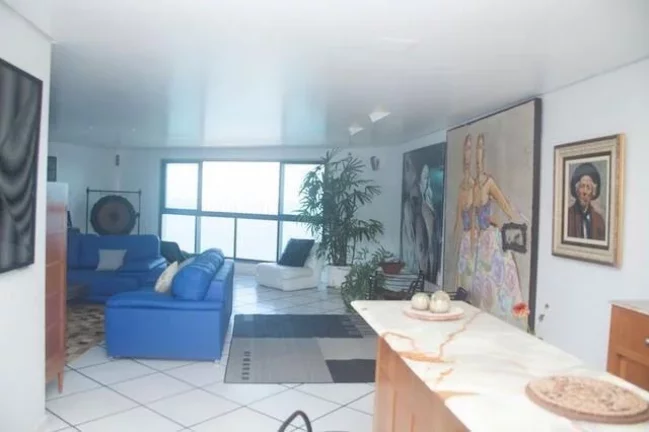 Imagem A Melhor Cobertura da Praia da Enseada, Condomínio um Verdadeiro Resort, Vista Deslumbrante ao Mar, Piscina Privativa,3 garagens
