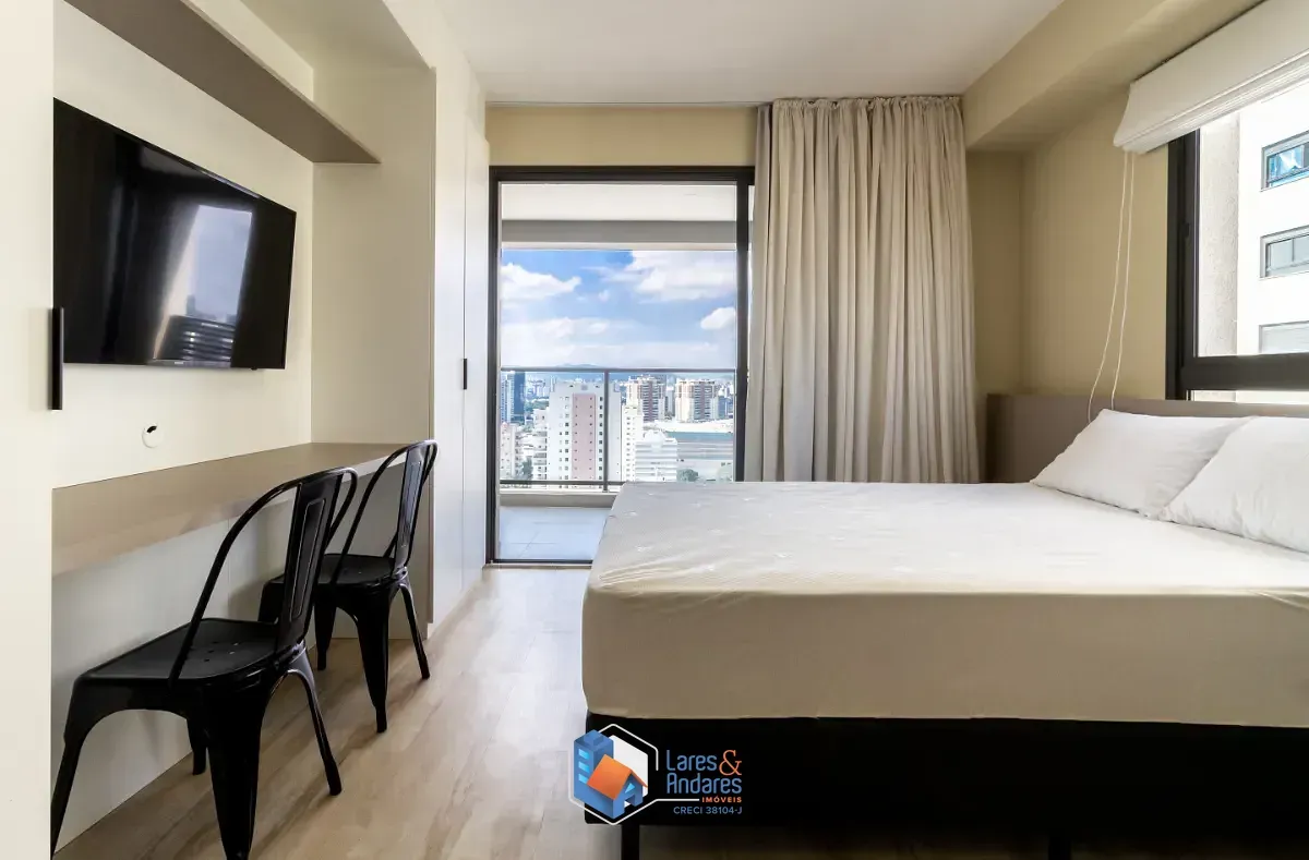 Foto do imóvel Studio para venda em Pompeia com 1 quarto, sendo 1 suíte, 29m² em Avenida Pompéia