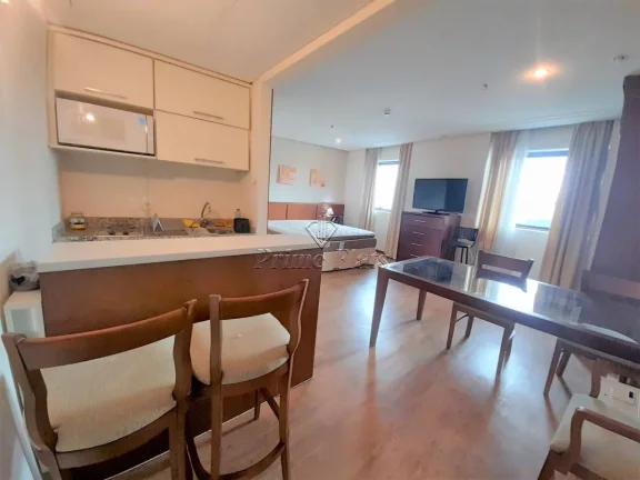 Imagem Flat disponível para venda no Meliá Jardim Europa no Itaim Bibi, com 29m², 1 dormitório e 1 vaga