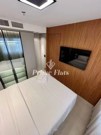 Imagem Flat disponível para locação no The World na Vila Olímpia, com 30m², 1 dormitório e 1 vaga