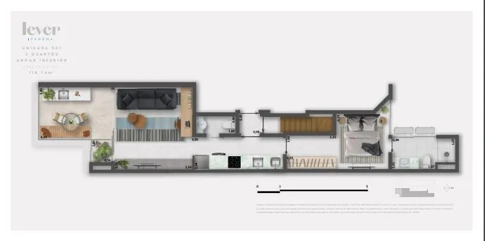 Imagem Lever Ipanema - Gardens e apartamentos tipo em Ipanema | A partir de R$ 1.550.000 | Brix | Zona Sul Lançamentos