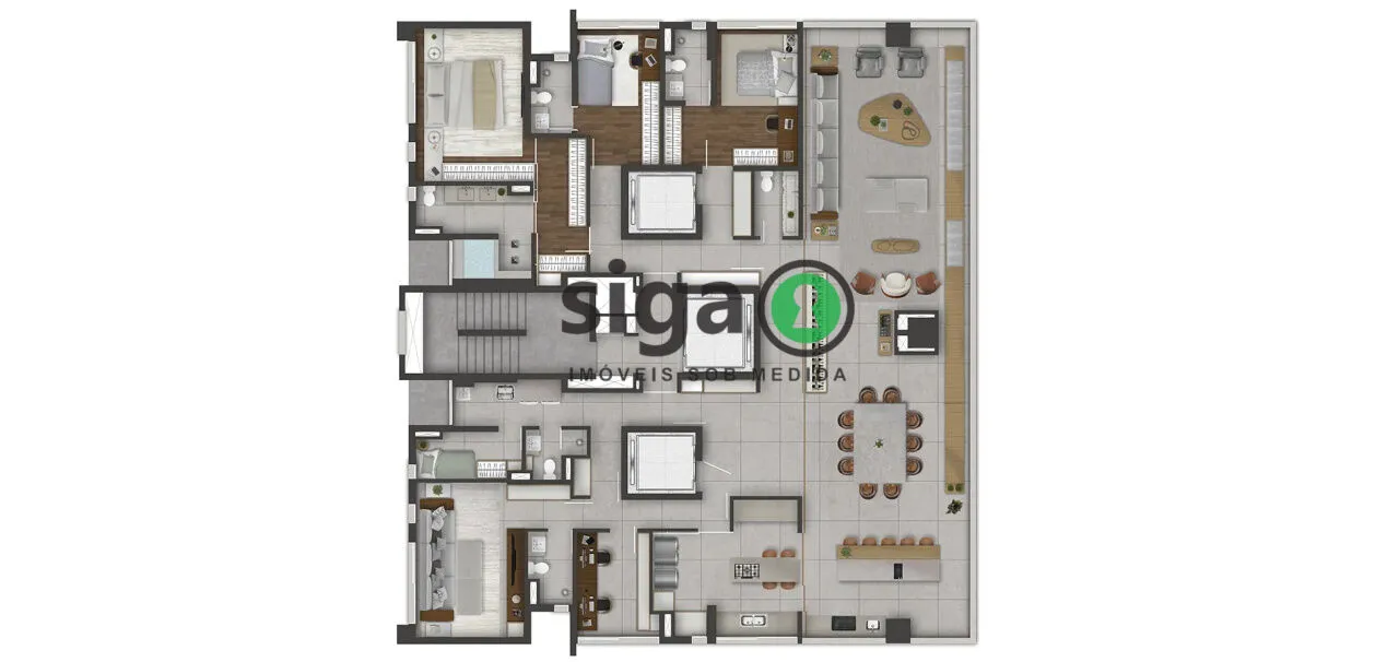 Imagem Cobertura Duplex de Alto Luxo na Vila Nova Conceição Exclusividade e Sofisticação próximo Ibirapuera