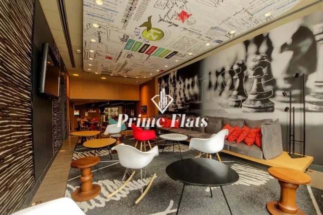 Imagem Flat disponível para venda no Hotel íbis Paulista, com 18m², 1 dormitório e 1 vaga