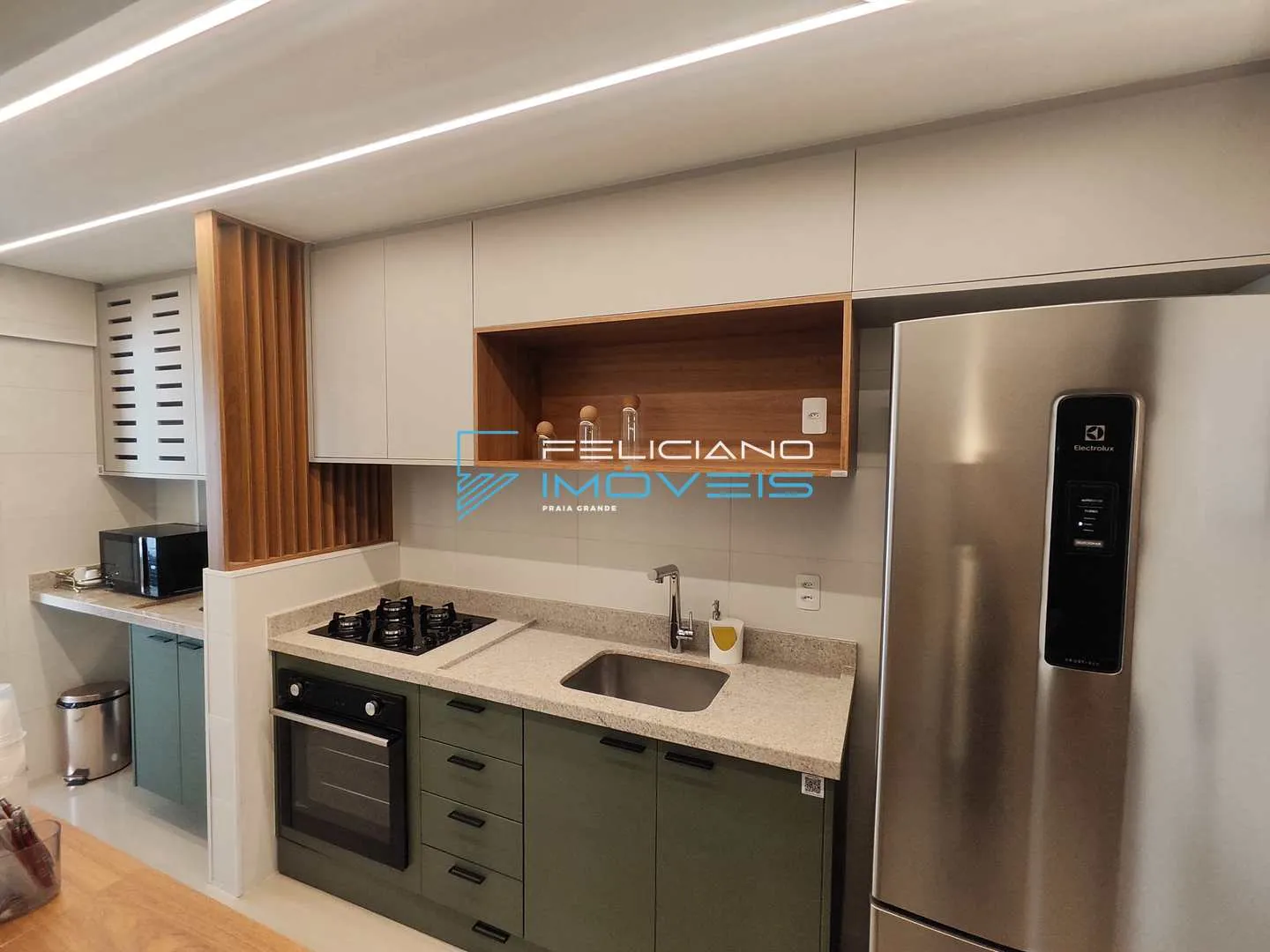 Imagem Apartamento com 2 quartos, Guilhermina, Praia Grande - R$ 892 mil, Cod: 4655