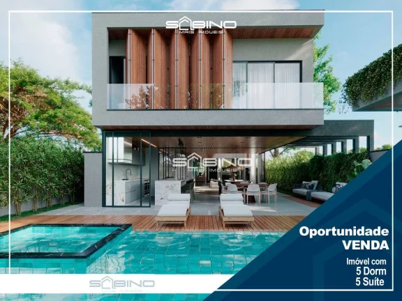 Foto do imóvel Casa de Alto Padrão na Riviera de São Lourenço, com dormitórios 5 suítes, com 480m², 4 vagas de garagem