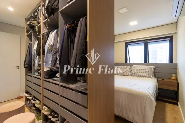 Imagem Flat disponível para venda no Place Vendome Flat Service em Moema, com 58m², 2 dormitórios e 1 vaga