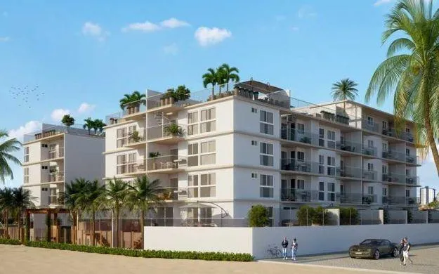 Imagem Flat pé na areia no Bessa com varanda gourmet, mobiliado, lazer completo e excelente potencial para moradia ou investimento.