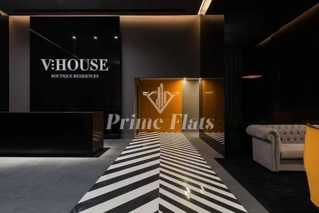 Imagem Flat disponível para locação no VHouse por JFL Living, com 44m², 1 dormitório, e 1 vaga de garagem