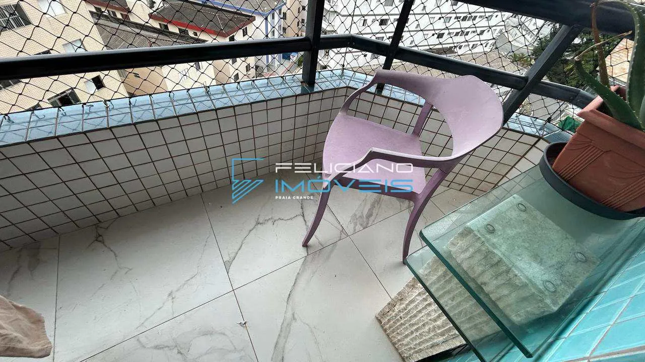 Imagem Apartamento com 2 quartos, Guilhermina, Praia Grande - R$ 699 mil, Cod: 7366