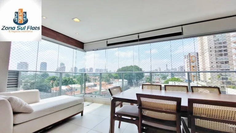 Imagem Apartamento à Venda No Brooklin Com 3 Suítes e 2 Vagas - Varanda Gourmet