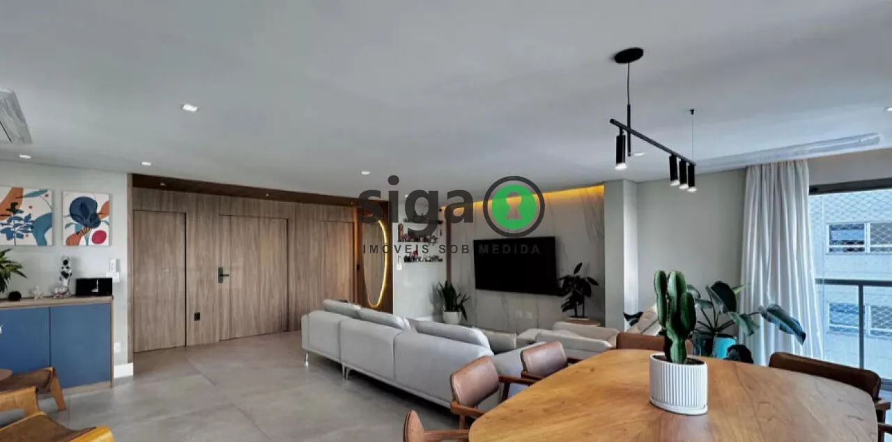 Imagem Apartamento de 141m2 à venda no Brooklin, com 03 suítes e 2 vagas