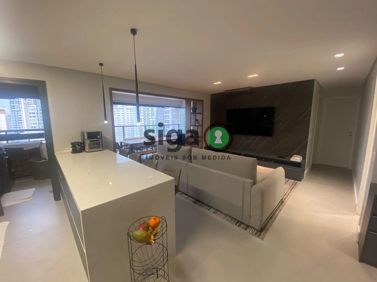 Imagem Apartamento mobiliado para venda no Brooklin 02 suítes, São Paulo - SP