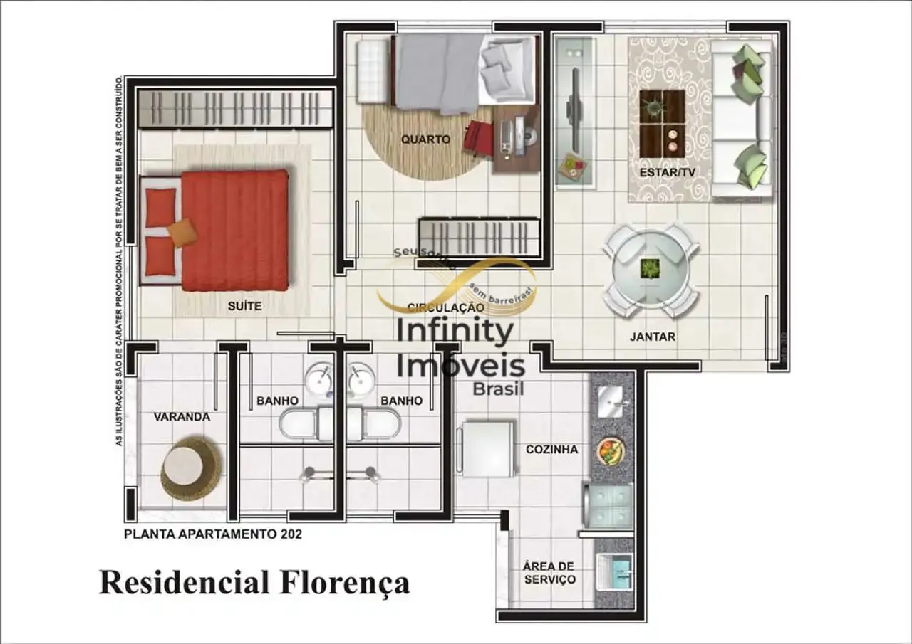 Imagem Florença - Apartamento à venda no bairro Nova Suíssa - Belo Horizonte/MG