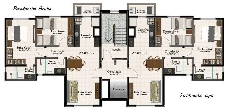 Imagem Apartamento em Vila Silveira Martins