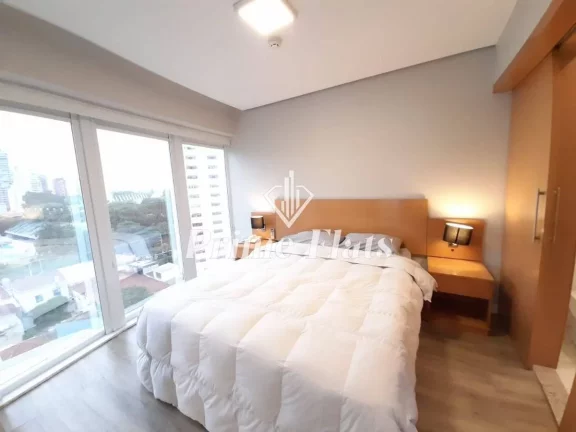 Foto do imóvel Flat disponível para venda no Edifício Stella Vega no Paraiso, com 30m², 1 dormitório e 1 vaga de garagem em Rua Salto