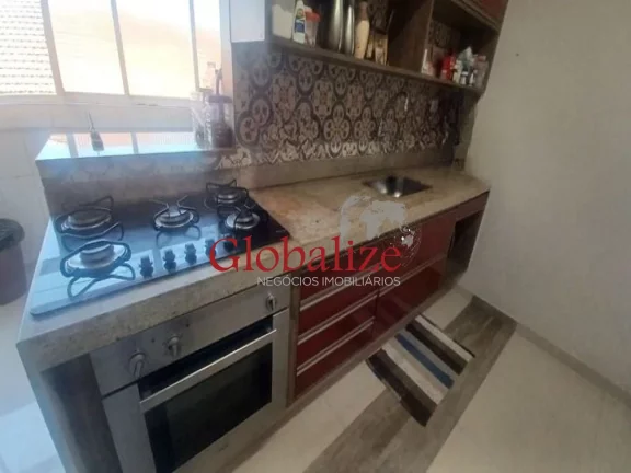 Imagem Apartamento com 2 quartos, 1 banheiro, vaga de garagem e portaria eletrônica na Encruzilhada em Santos R$ 400.000,00