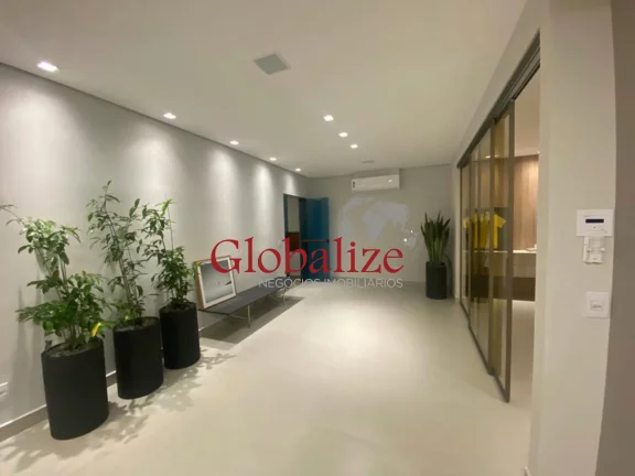 Imagem Sala comercial à venda com 100m², 1 vaga, recepção por R$480.000,00 na Vila Mathias em Santos
