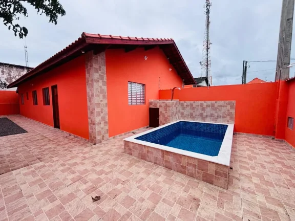 Imagem Casa para Venda em Itanhaém, Jamaica (Praia), 2 dormitórios, 1 banheiro, 4 vagas