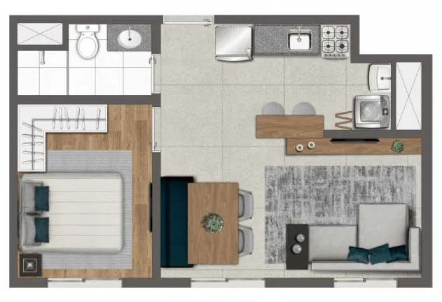 Imagem Apartamento com 1 Quarto à Venda, 34 m² em Butantã - São Paulo