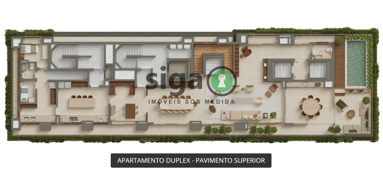 Imagem Cobertura Duplex para venda no Itaim Bibi 05 suítes, São Paulo - SP