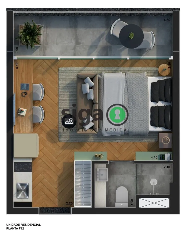 Imagem Apartamento Studio para venda na Vila Clementino, São Paulo - SP