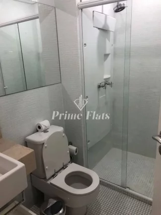 Imagem Flat disponível para locação no Transamérica Prime International Plaza no Jardim Paulista, com 45m², 1 dormitório e 1 vaga