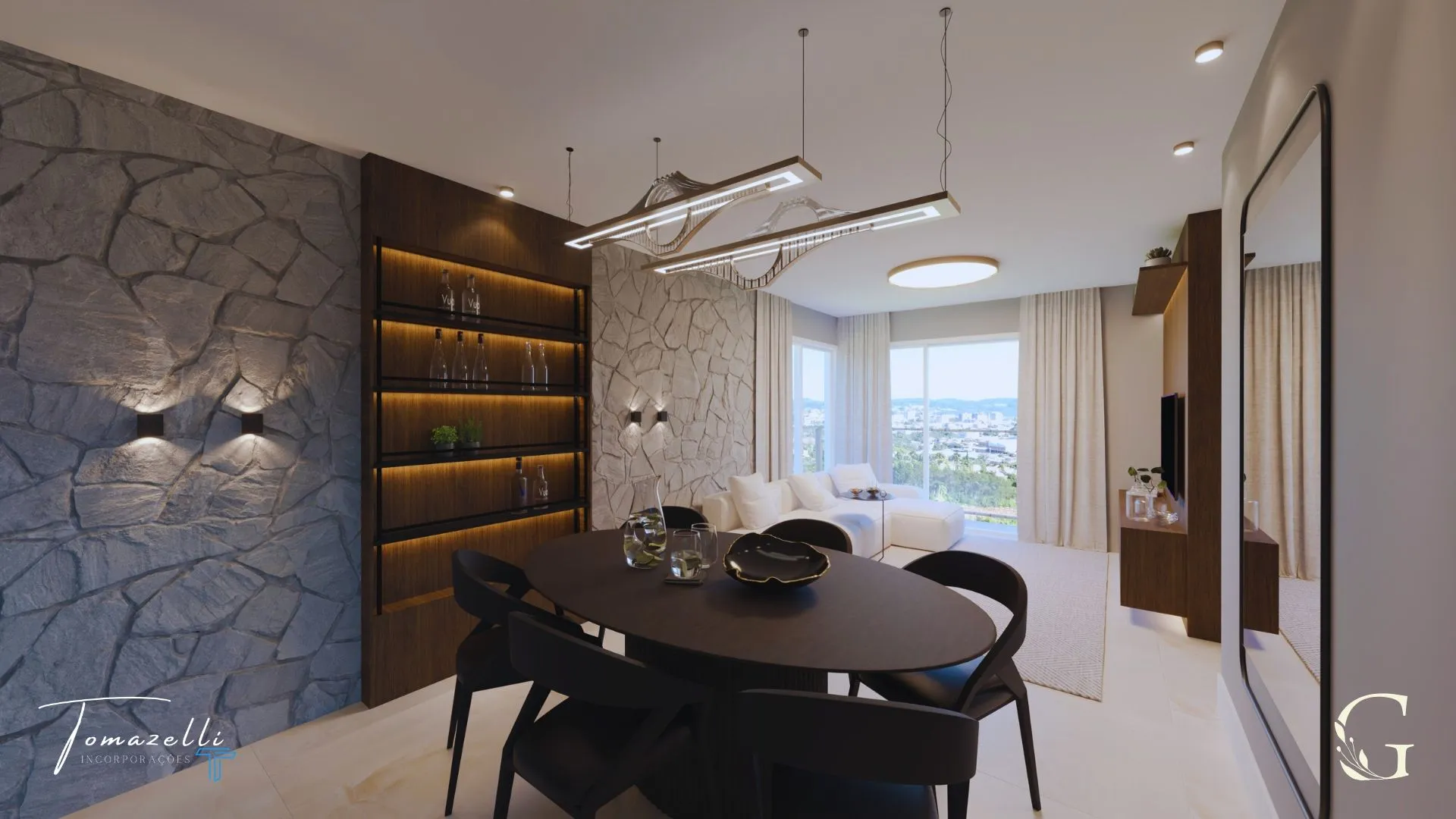 Imagem Apartamento à venda em Gramado, Piratini, com 1 quarto, 40.2m2