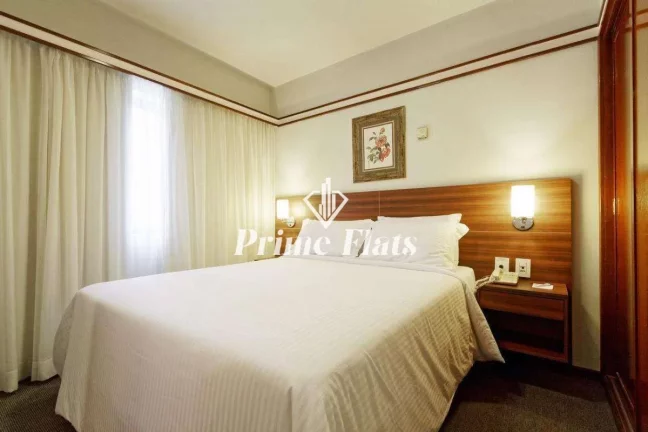 Imagem Flat disponível para venda no Bristol The Time Hotel, com 31m², 1 dormitório e 1 vaga de garagem