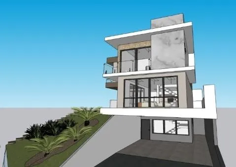 Imagem VENDA DE SOBRADO NOVO NO CONDOMÍNIO REAL PARK, EM ARUJÁ/SP, 315m² com 3 suítes amplas, espaço gourmet, piscina e garagem coberta. CONSULTE-NOS.