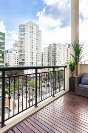 Imagem Apartamento Duplex á venda em Moema com 2 Suítes, 2 Vagas, 163m²