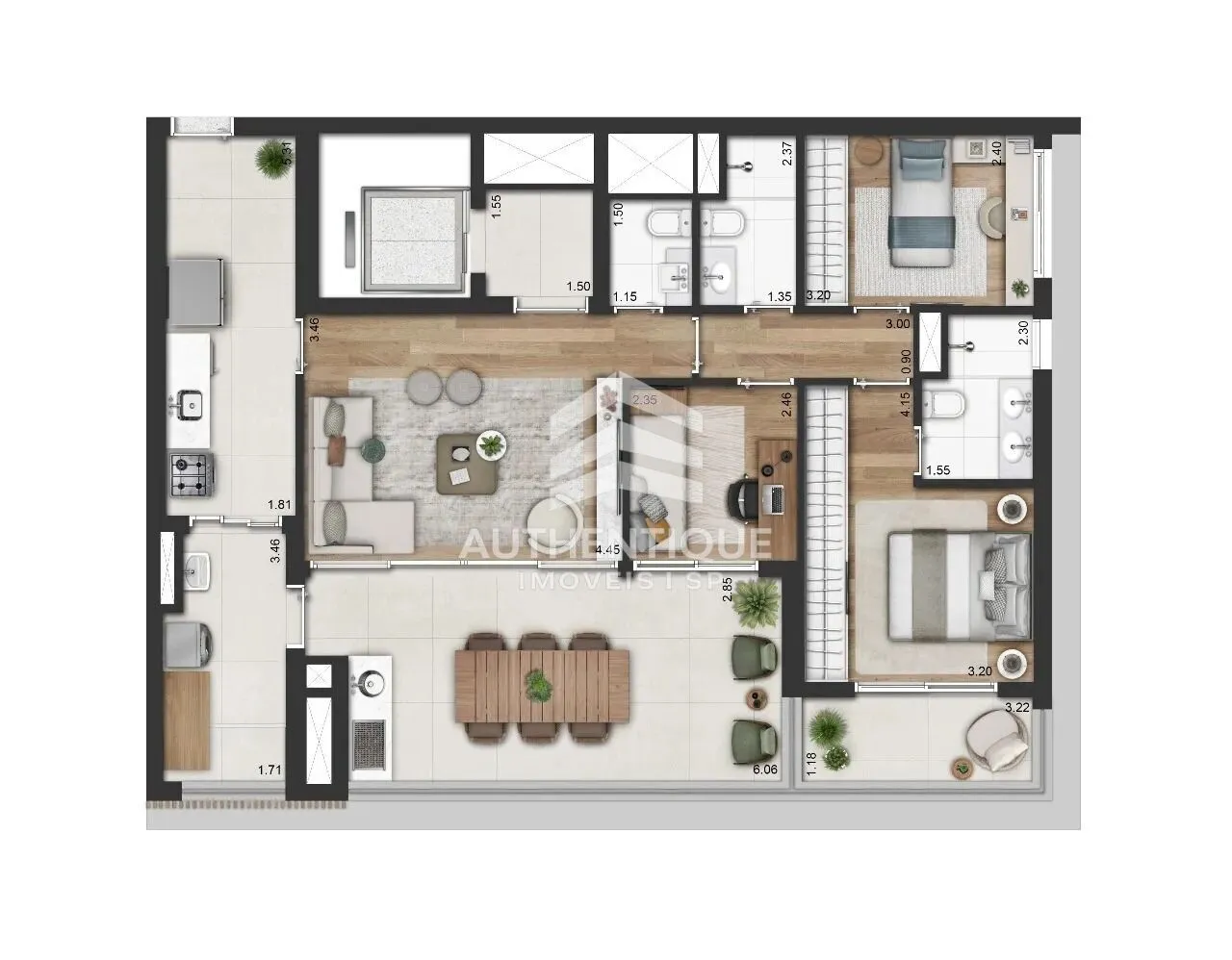 Imagem MIRANT IBIRAPUERA - Apartamento no bairro Vila Clementino à venda