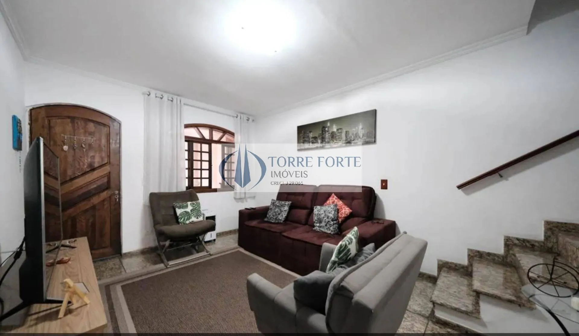 Imagem Sobrado com 3 dormitorios 1 suite 1 vaga , varanda no Parque Savoi City.