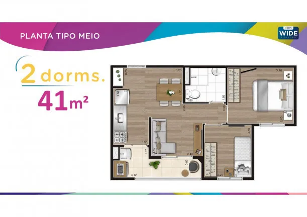 Imagem Apartamento com 2 Quartos à Venda, 41 m² em Vila Pirituba - São Paulo