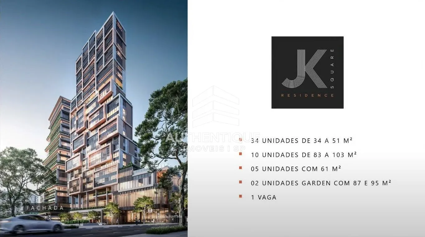 Imagem JK SQUARE ITAIM BIBI - Apartamento à venda no bairro Itaim Bibi - São Paulo/SP, Zona Sul