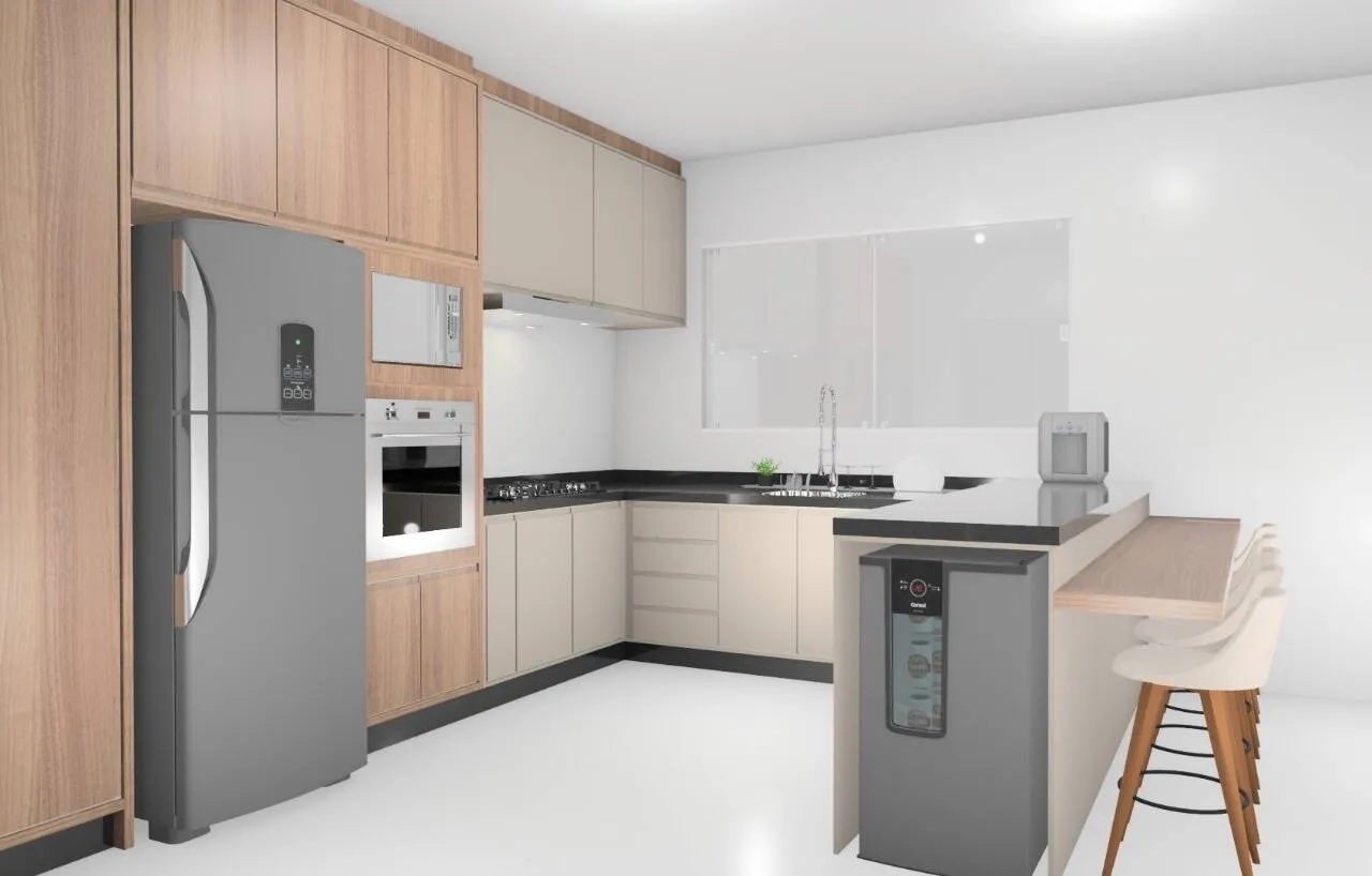 Imagem Casa Mobiliada à venda em Cascavel, Loteamento Colina Dourada - 140m²