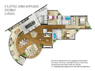Imagem APARTAMENTO 4 QUARTOS EM VILA ASSUNÇÃO SANTO ANDRE, APARTAMENTO NA VILA ASSUNÇÃO, comprar apartamento em santo andré sp, APARTAMENTO ALTO PADRÃO ABC