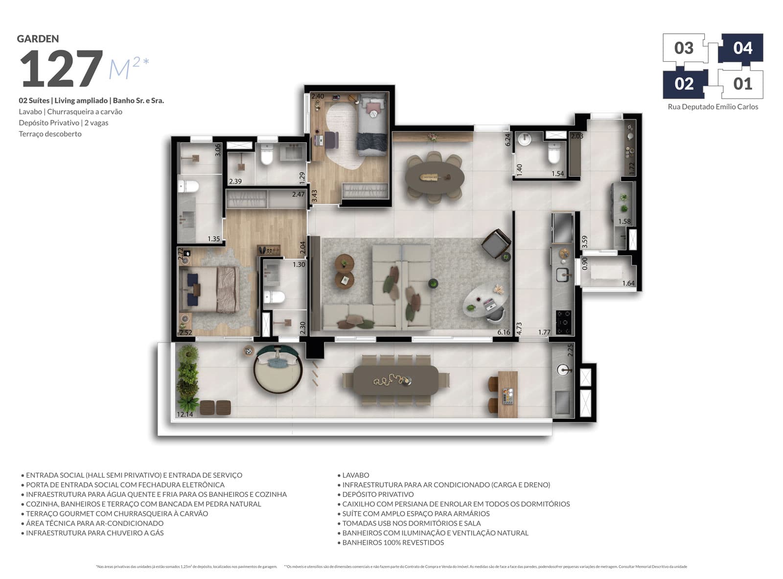Imagem Apartamento com 3 Quartos à Venda, 117 metros em Vila Campesina - Osasco