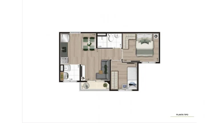 Imagem Apartamento com 2 Quartos à Venda, 37 m² em Jardim Planalto - São Paulo