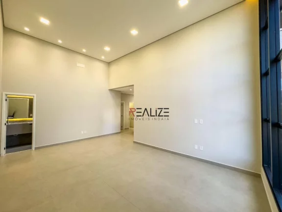 Imagem Casa moderna com 3 suítes e escritório à venda, 194 m² por R$ 1.790.000 - Condomínio London Park - Indaiatuba/SP