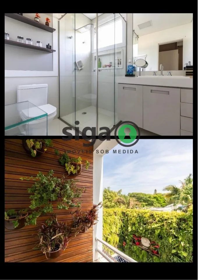 Imagem Casa em Condomínio de alto padrão no Brooklin Paulista com 4 suites Semi mobiliado
