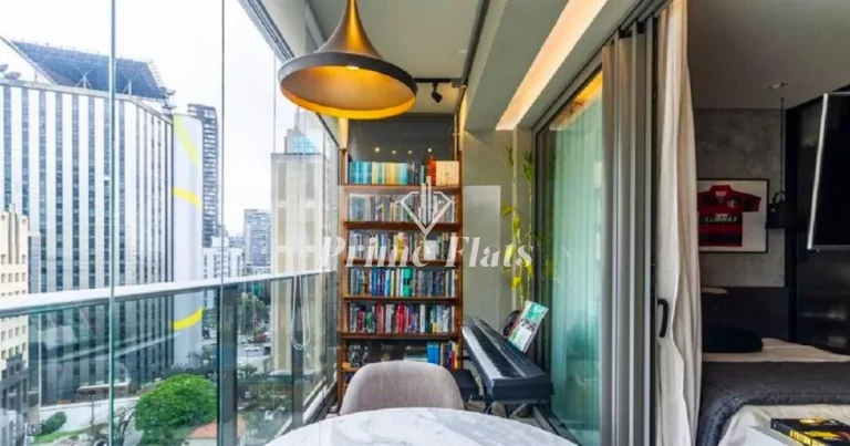 Imagem Flat disponível para venda no VHouse por JFL Living, com 36m², 1 dormitório e 1 vaga