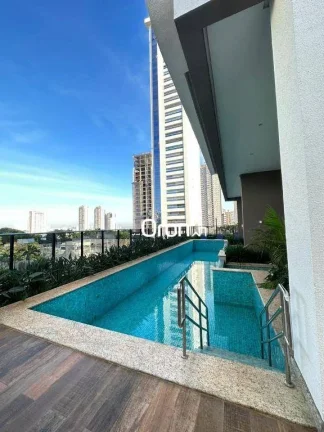 Imagem Apartamento mobiliado com 3 dormitórios à venda, 102 m² por R$ 1.550.000 - Setor Bueno - Goiânia/GO