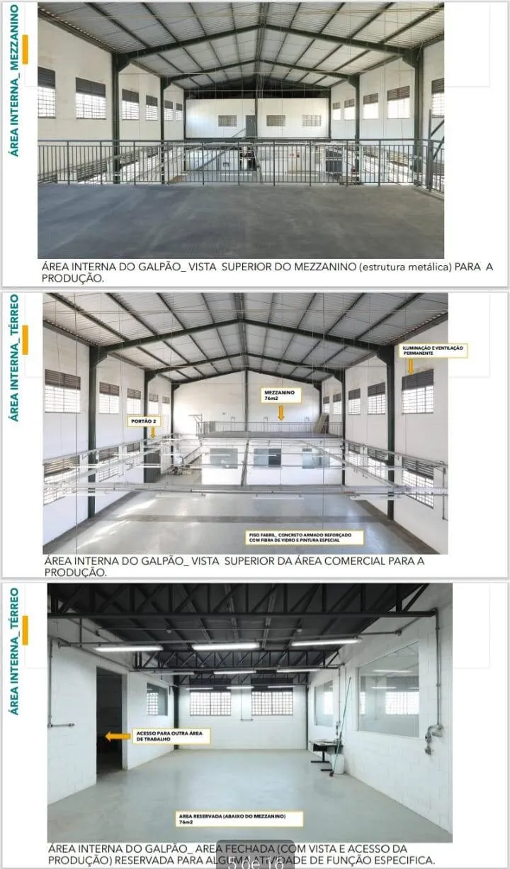 Imagem Galpão Comercial e Industrial Planejado, Equipado e Estruturado ? 1010m² de Área Total