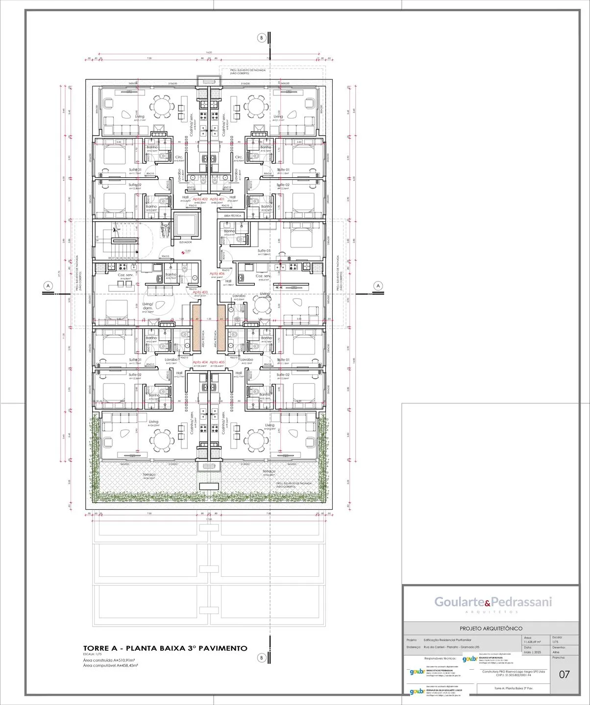 Imagem Apartamento à venda em Gramado, Planalto, com 3 quartos, 132.56m2
