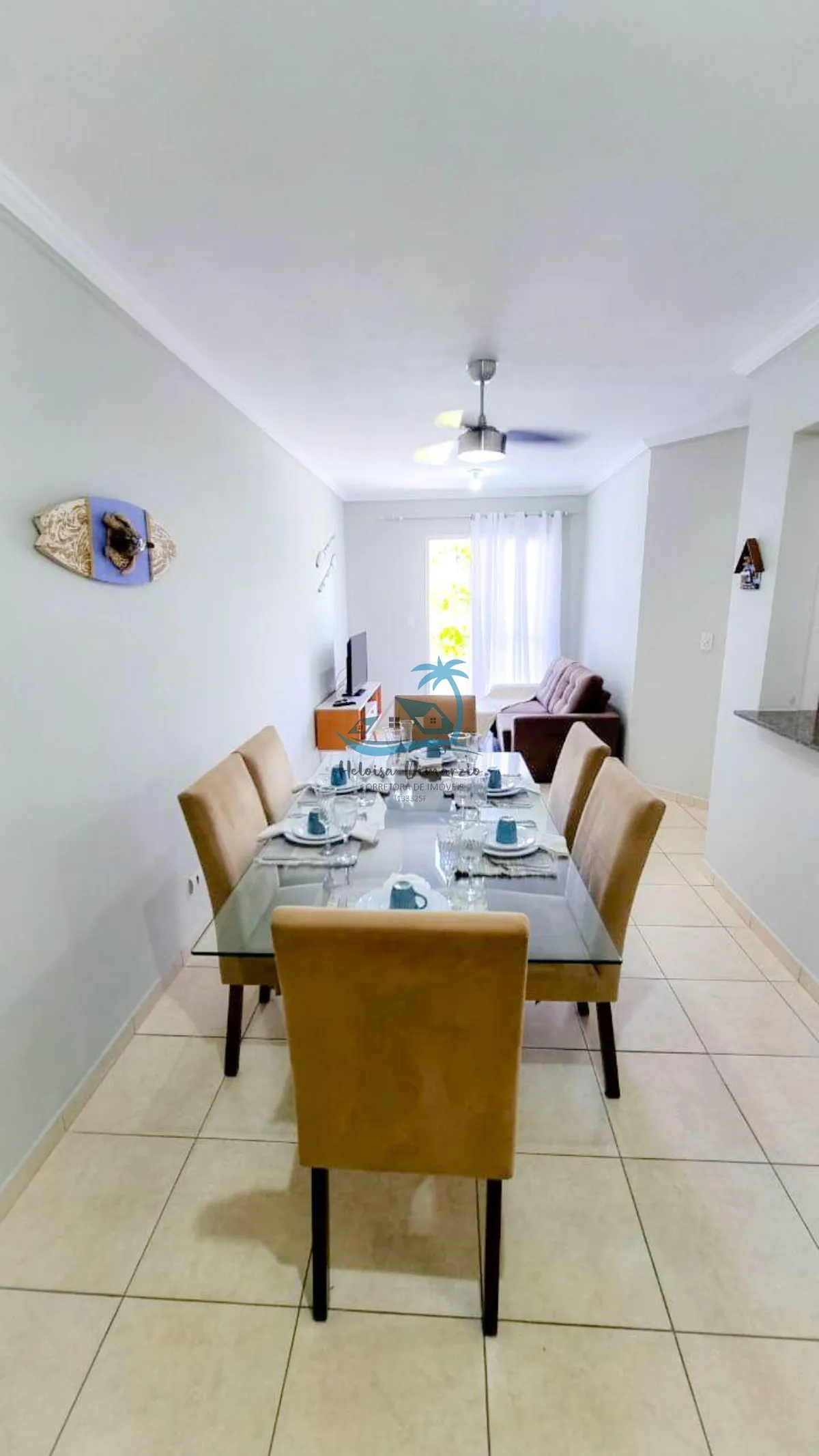 Imagem Excelente apartamento com 65m², 2 dormitórios e 2 vagas de garagem à venda no Itaguá em Ubatuba