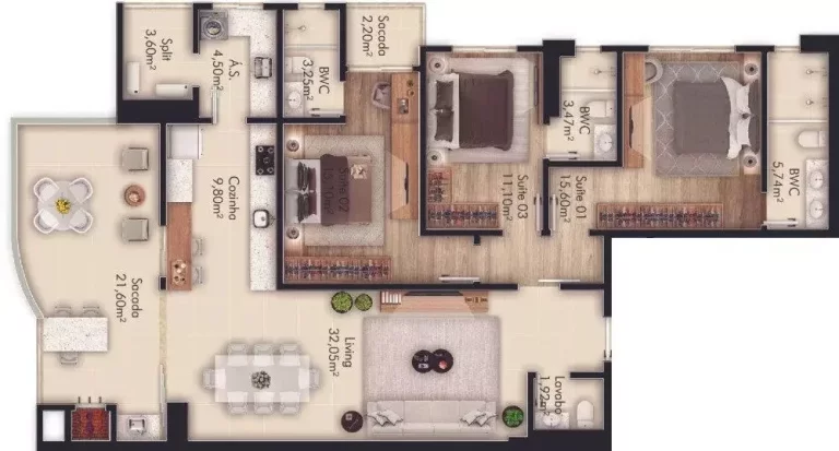Imagem Ametista Residence - Apartamento à venda no bairro Meia Praia - Itapema/SC