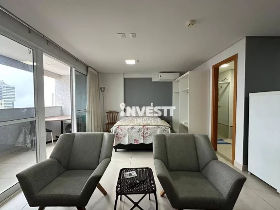 Imagem Flat com 1 dormitório à venda, 40 m² por R$ 494.000,00 - Jardim Goiás - Goiânia/GO