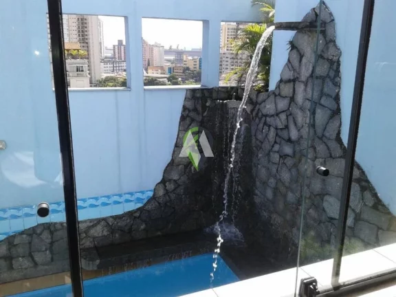 Imagem Cobertura, 400m², Ponta da Praia, 3 dormitóros, sendo 3 suítes, 3 vagas, Reformada,