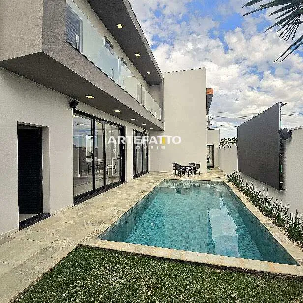 Imagem Casa de condomínio à venda em Franca, Villa Toscana, com 3 quartos, 316,86m2